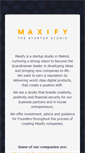 Mobile Screenshot of maxify.com